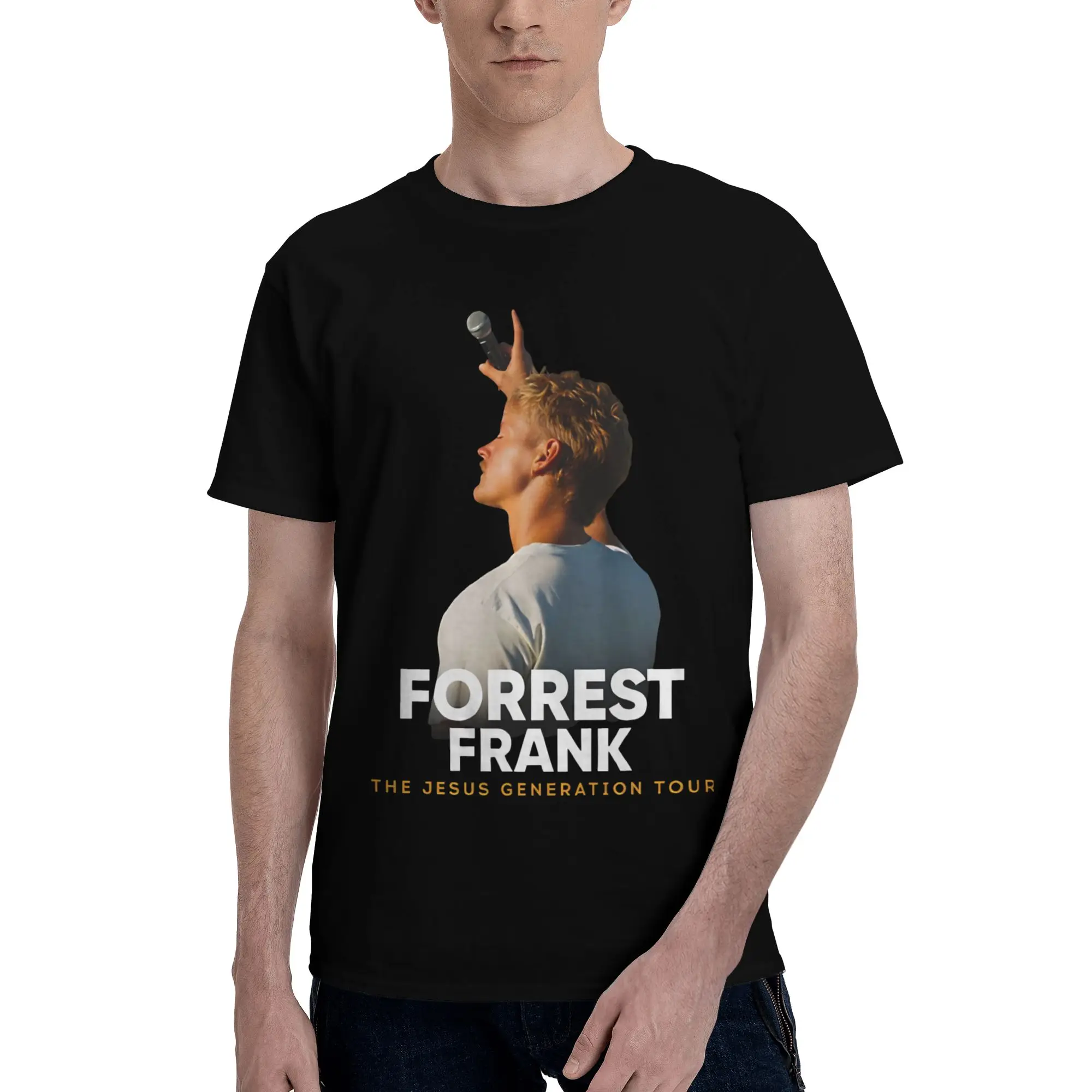 FORREST FRANK The Jesus Generation Tour 2026  Print T Shirt for Men Women  100% Cotton  Tee Shirt Clothing