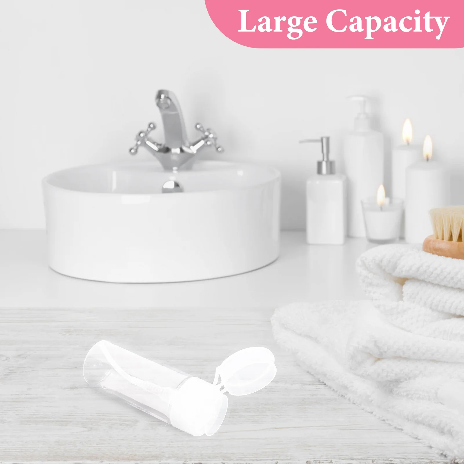 100 مللي مزيل طلاء الأظافر زجاجة فارغة السفر زجاجة المحمولة الصحافة موزع ل مزيل ماكياج السائل غسول الحبر الكحول