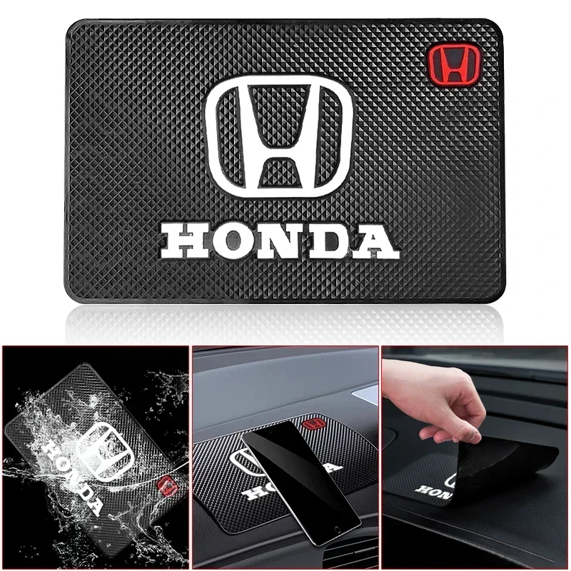 1Pcs Car Anti Slip Mat Phone Holder Non-Slip Pad Car Accessories For Honda Civic Odyssey Vezel Accord Pilot Fit XRV CRV HRV Dio