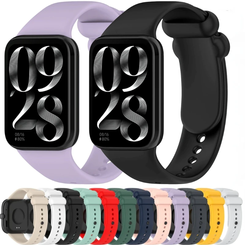 

Official Silicone Strap For Xiaomi Mi Band 8 Pro Belt SmartWatch Bracelet Replacement Correa Redmi Watch 4 Wristband Accessories