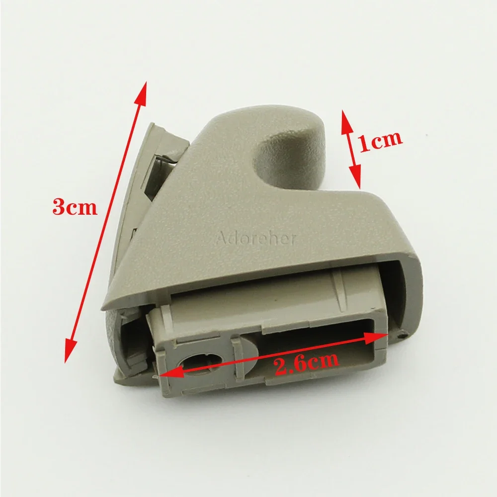 Car Sunshade Support Clip Interior Sun Visor Hanger Clip Hook Holder Replacement Compatible For Chevrolet Aveo Accessories