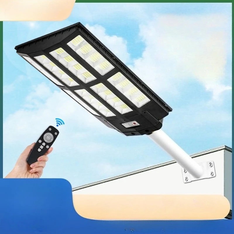 

Outdoor Solar Street Lights with Sensor Waterproof IP66 Dusk to Dawn LED Lights for Garden Yard Path Lighting
