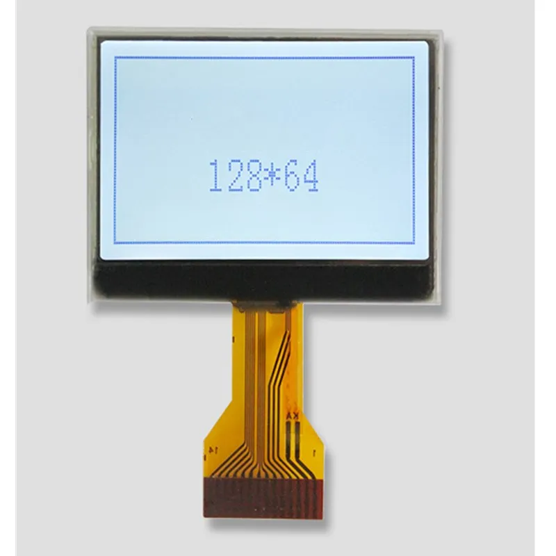 12864-COG-11L 1.7-inch LCD screen 128*64 dot matrix LCM LCD module 14PIN 3V Black characters on white background