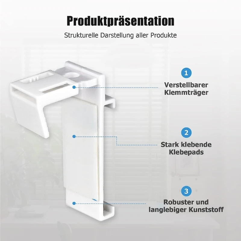 Replacement Part Plastic Clamp Holder Plastic Material for Roller Blinds