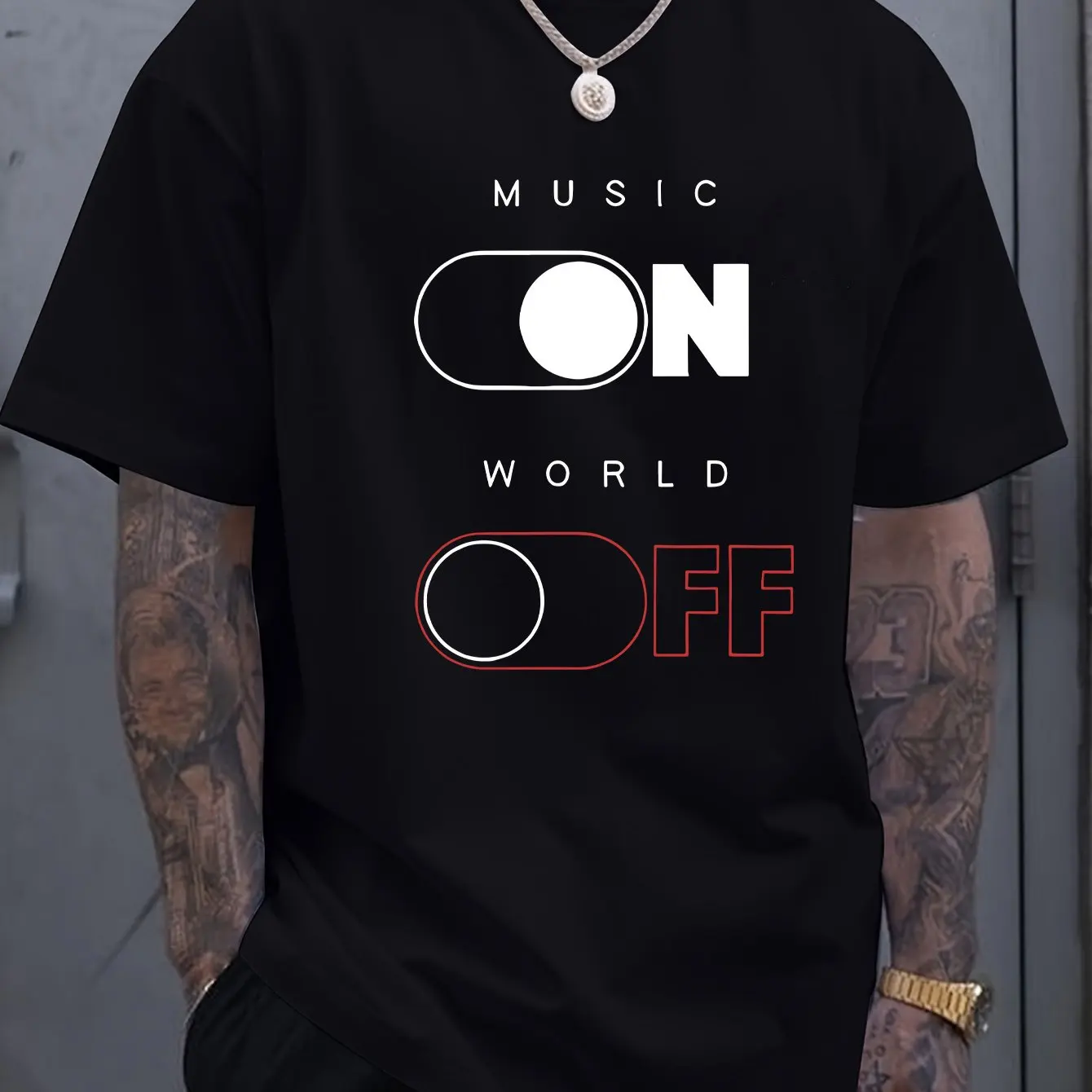 

Men Summer New Cotton Fashion Casual Loose Plus Size Graphic Printed Sport Crew Neck Comfortable Versatile Short Sleeve T-Shirt