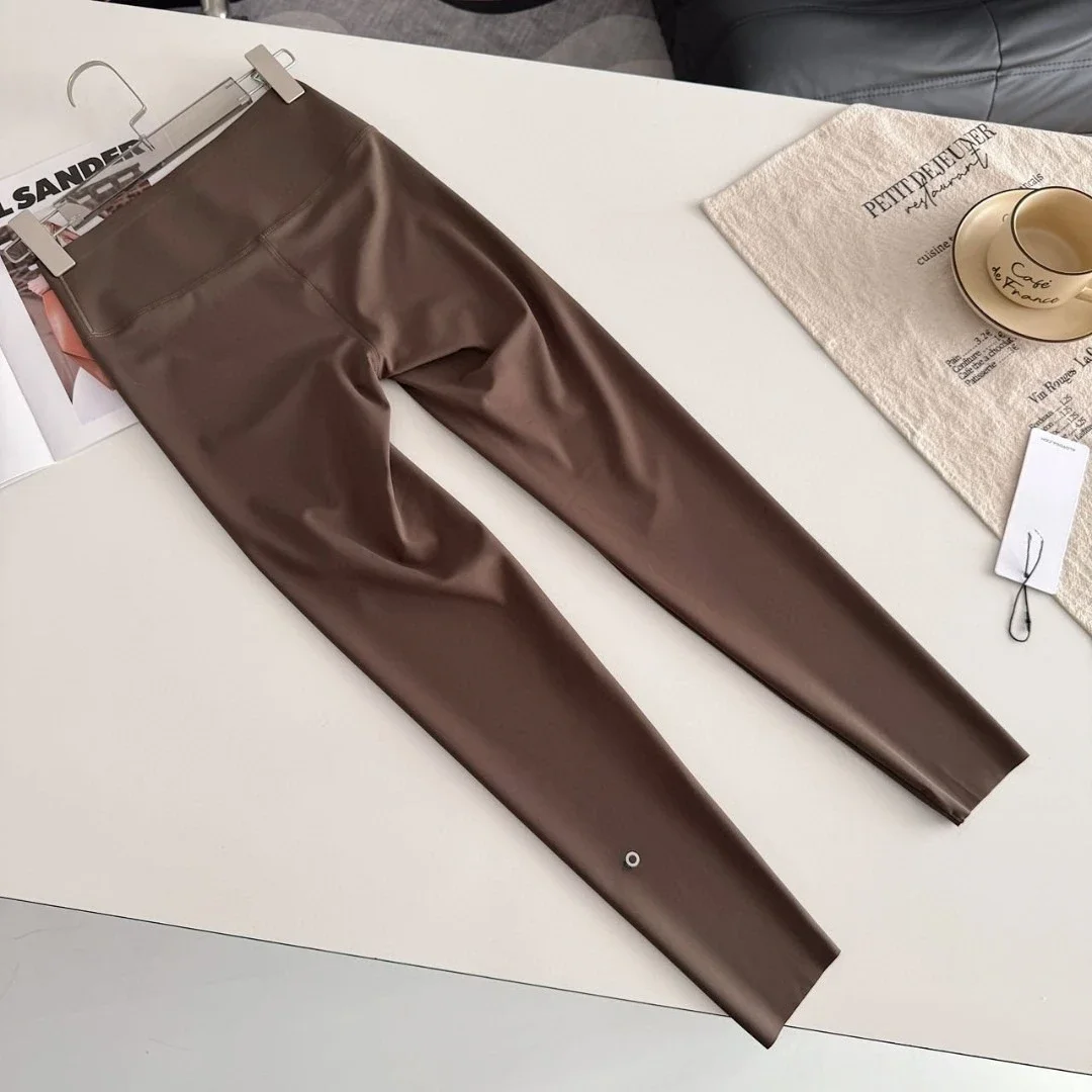 Esportes preto elasticidade calças de pilates moda coreana casual respirável leggings mulheres correndo fitness cintura alta calças yoga