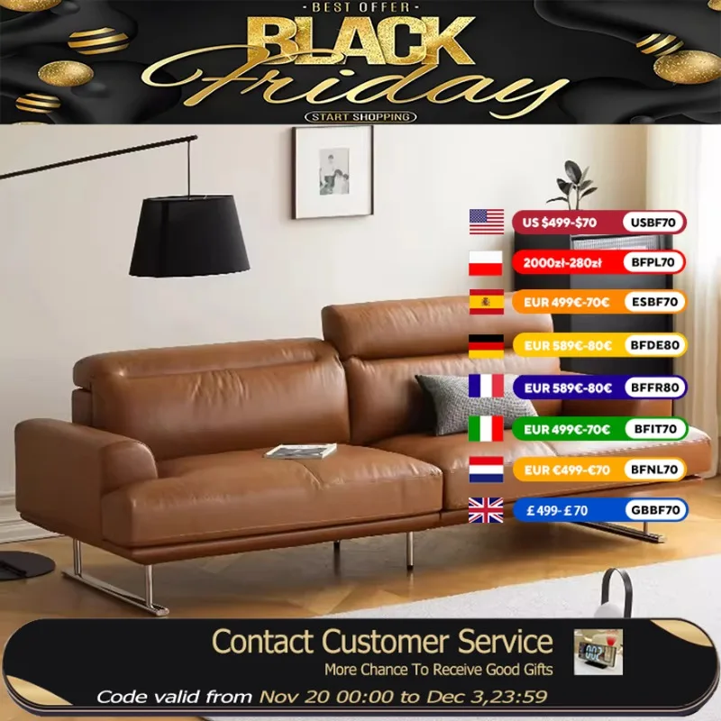 

Aesthetic Luxury Living Room Sofas Brown Oversized Loveseat Lazy Living Room Sofas Modern Nordic Divano Moderno Furniture Home