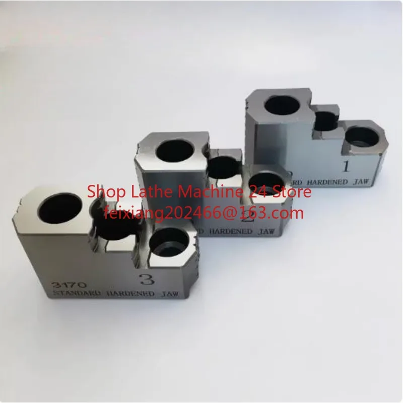 

High Precision Standard 5 Inch 6 8 10 12 Inches Hydraulic Hard Claw Three Jaw Chuck Strong Step Claws for CNC Lathe Machine