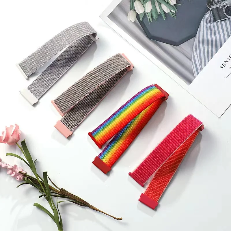 16 مللي متر النايلون حلقة الأشرطة لهواوي TalkBand B6/B3 الذكية سوار معصمه الرياضة حزام لهواوي باند B6 ساعة Correa الإكسسوار