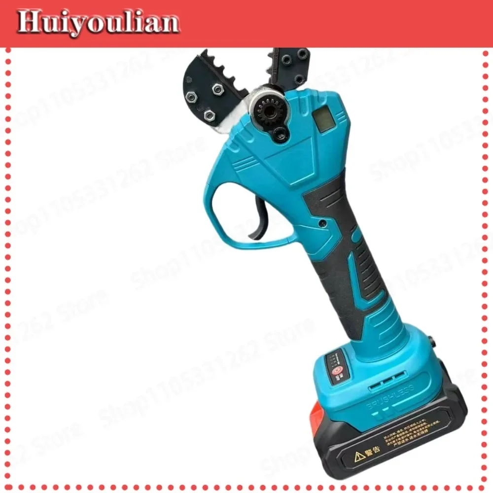 EW-50X Rechargeable Electric Crimping Pliers Mini Terminal Crimper for Pre Insulated Tube Bare Terminal 18V Lithium Battery