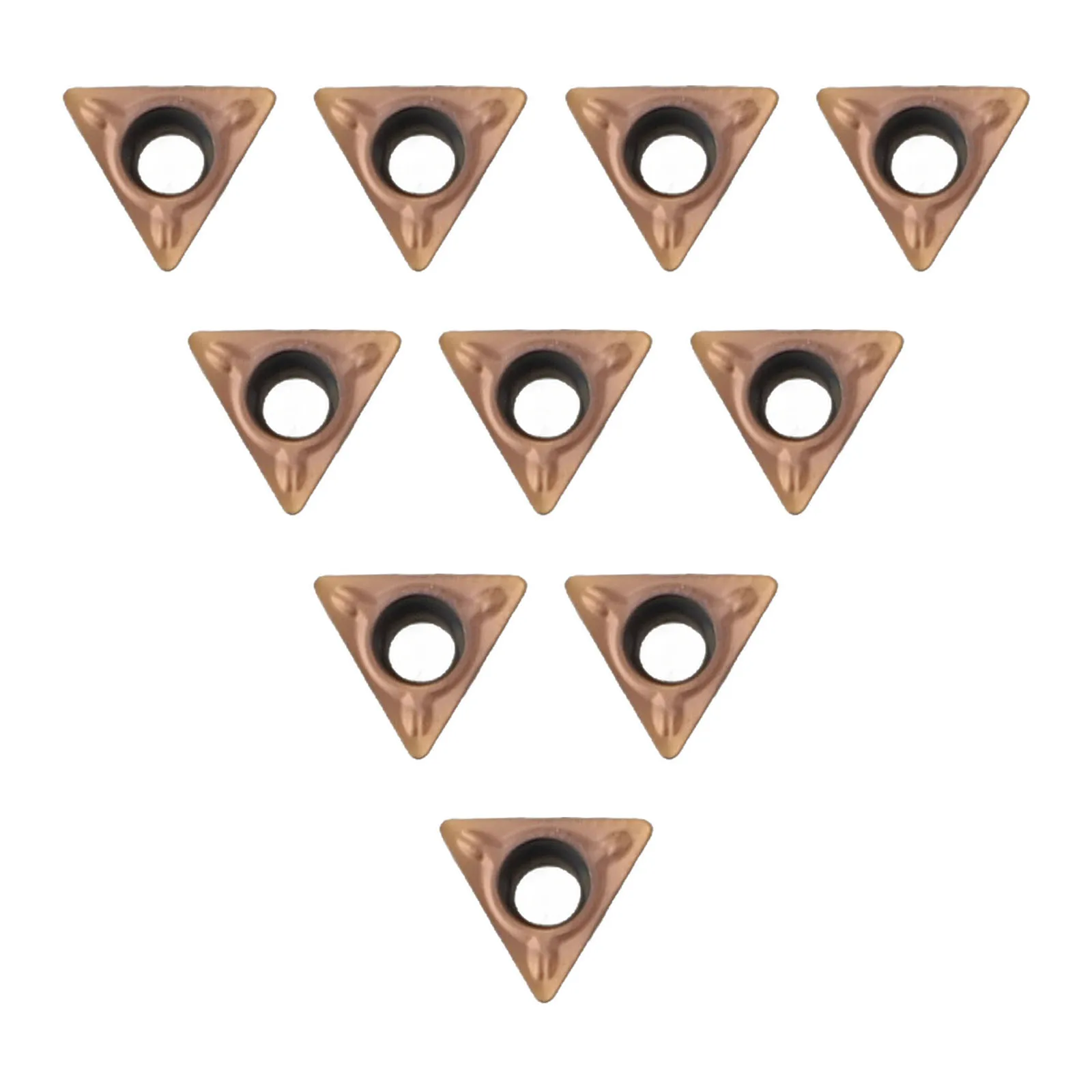 High Performance Carbide Inserts 10pcs TMPT080204N for Pneumatic Chamfering Machine with Low Cost of Using Tools