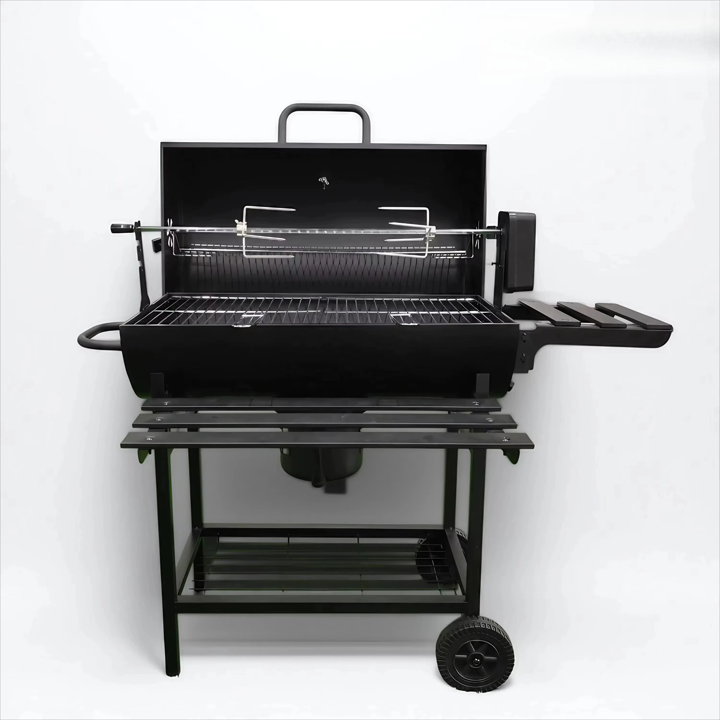 Grill with lid, barbecue grill, perfect for garden picnics