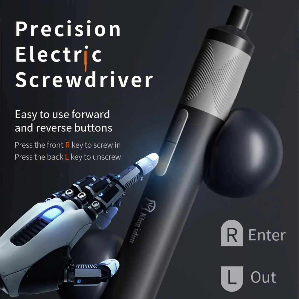 Cacciavite elettrico S2 punte in acciaio Set di cacciaviti di precisione cacciaviti ricaricabili a coppia regolabile per riparazione Xiaomi Phone