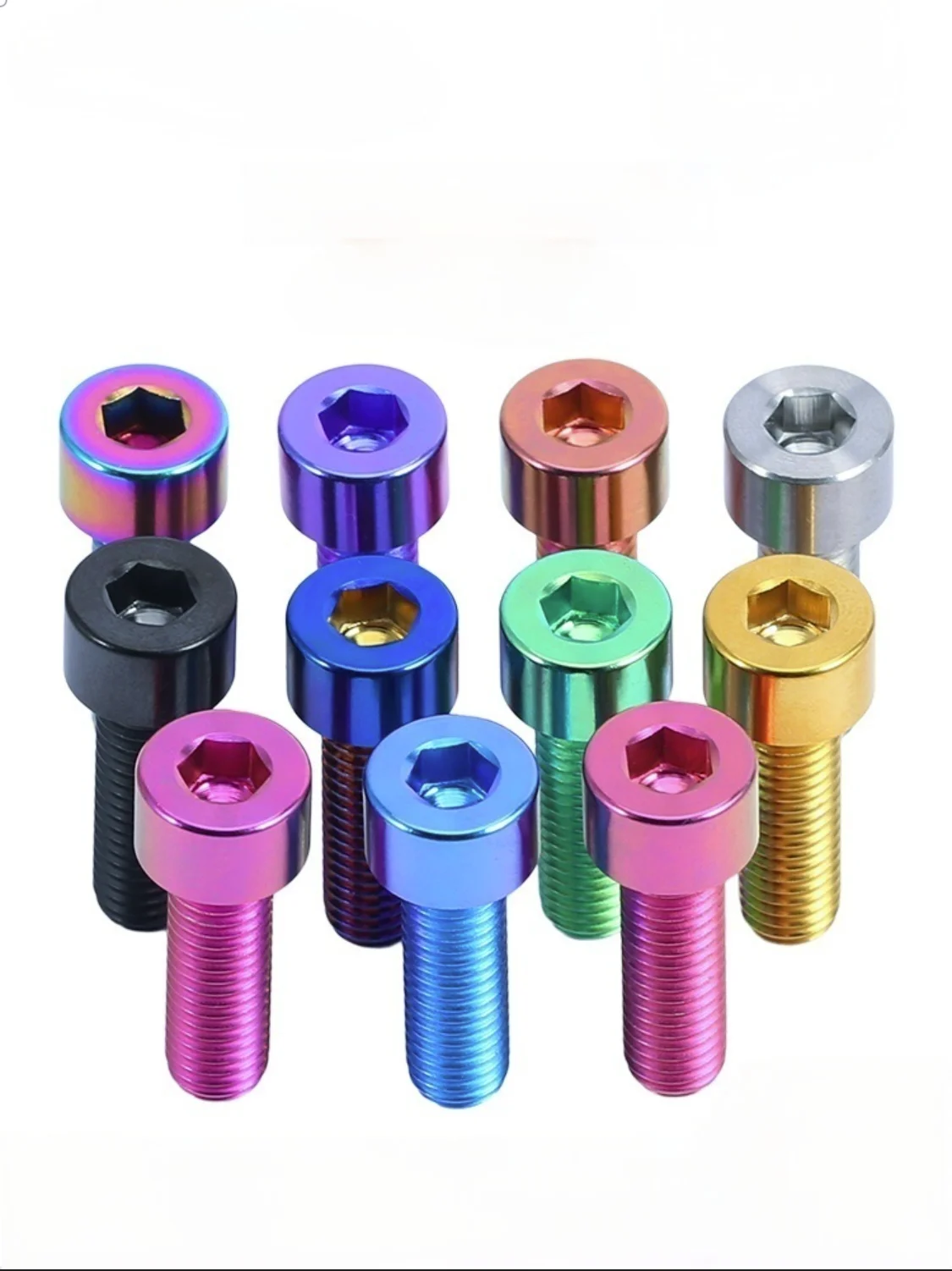 Hexagonal Colorful Screws Drone Frame Ultra-Light Screws Electric Motorcycle Modification Bolts