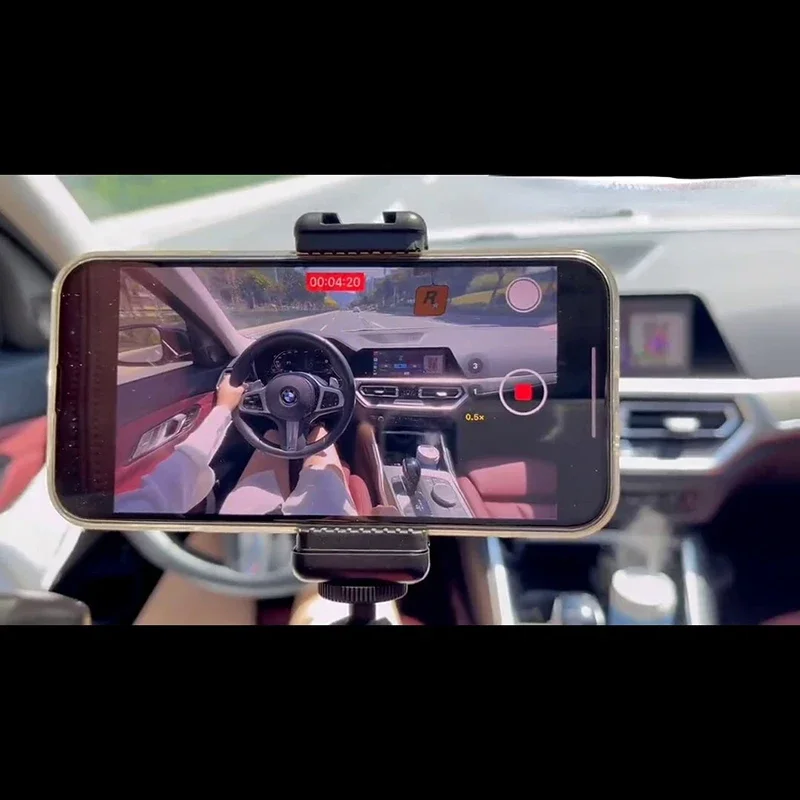 NEW Car Phone Holder for Mobile Cellphone First View POV Video Recording Smartphone Stand Support in Moto for Iphone Xiaomi