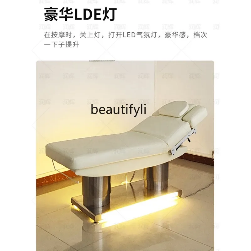 Cama Aquecimento Inteligente para Salão de Beleza, Dedicado, Elétrico Completo, Injeção Cirúrgica, Micro Bordado, Tatuagem, Sofá Massagem