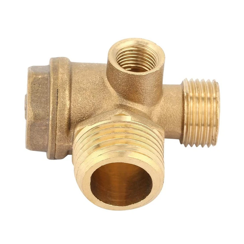 

1 Three-Way Air Compressor Check Valve Direct Connection Air Compressor Check Valve,Valve Port: 20Mm 16Mm 10Mm