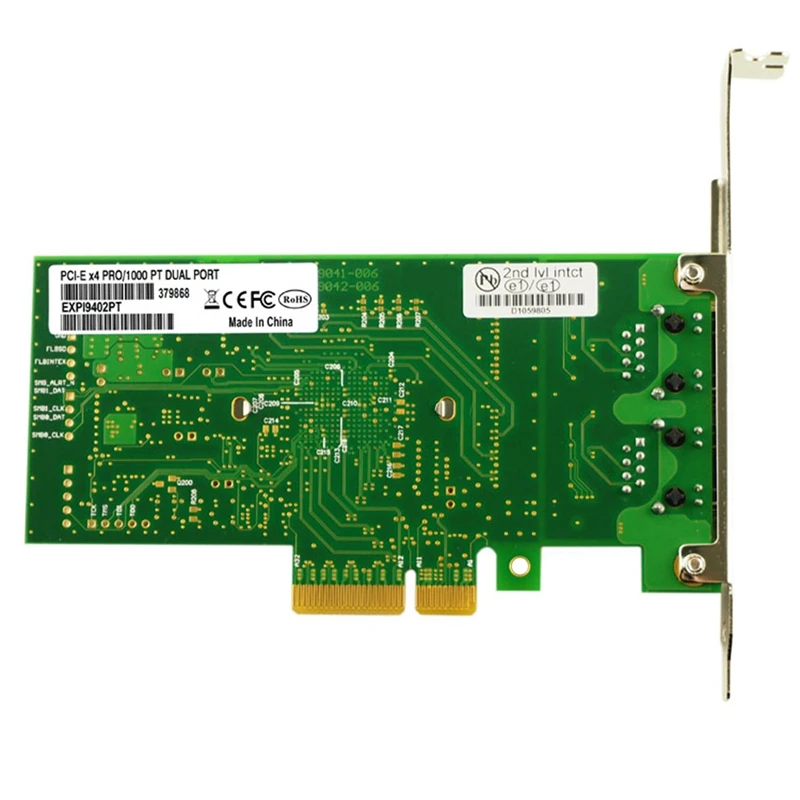 82571 Chip PCI-E X4 Gigabit Electrical Port Dual-Port Electrical Port Server Desktop Network Card EXPI 9402PT