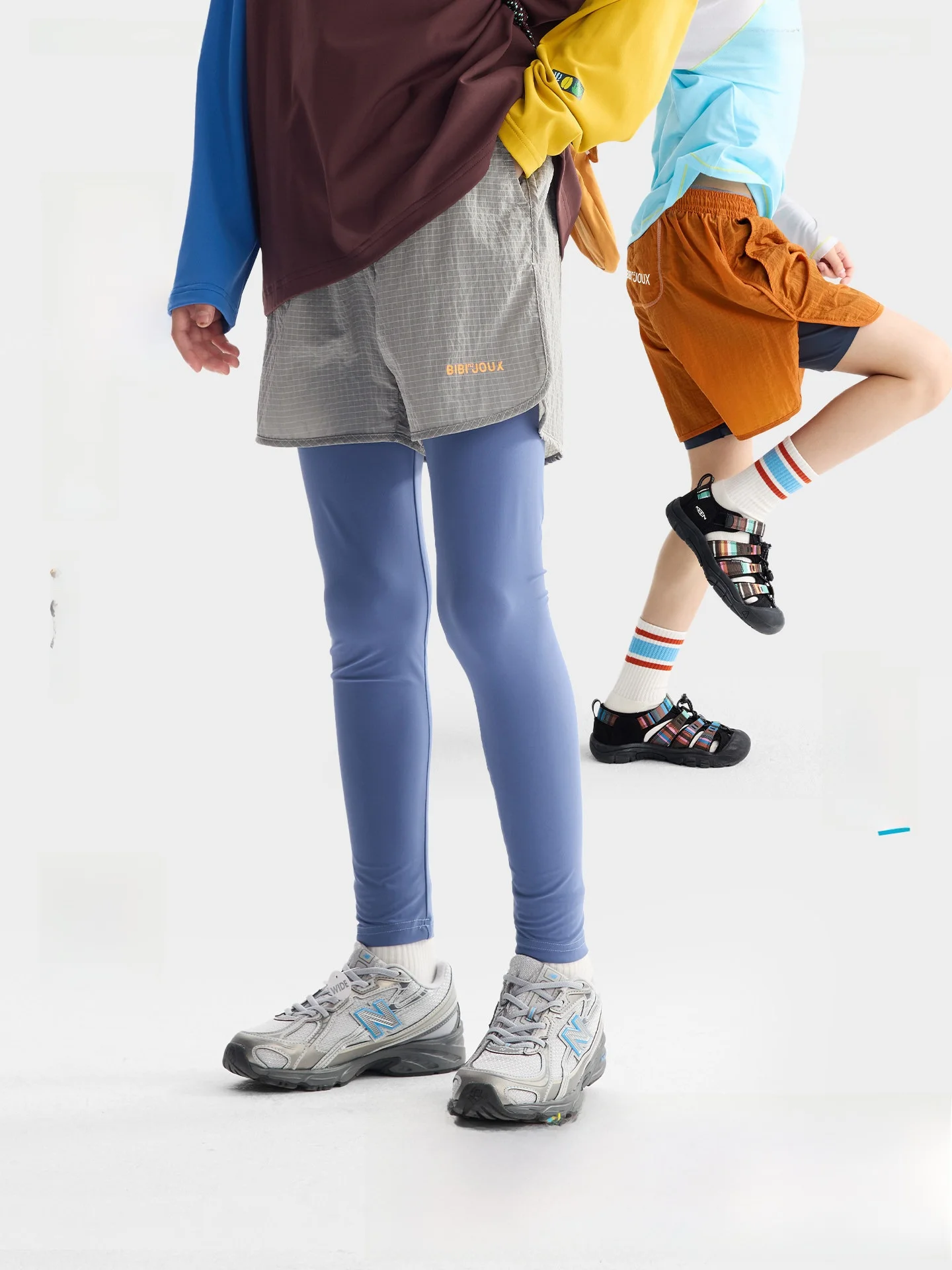Quick Dry Sports Pants Fake Two-Piece Outdoor Lightweight Autumn Children's Clothing for Boys And Girls Purrfect Diary