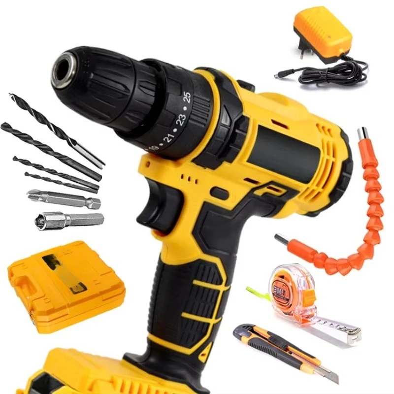 Variable Speed Power Drills Cordless Drill Lithium Battery Handheld OEM Support Power Tools for Drill