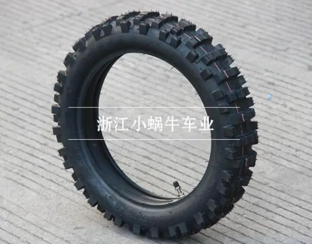 80/100-12 Inch Off-Road 12-Inch Rear Wheel Inner Outer for Dirt Pit Bike 125/140/150/160cc CRF70 90 110 TTR100 110 KLX65