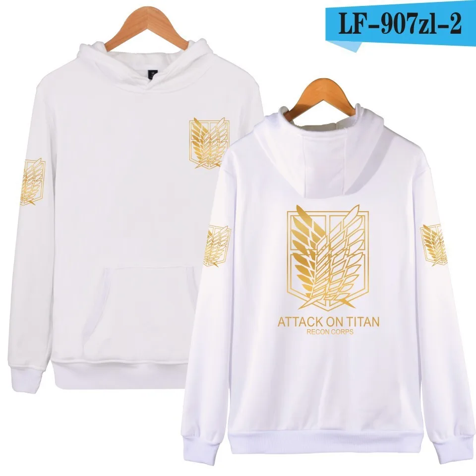 Attack on Titan Hoodie Men's Sweatshirts Hot Big Size Sportswear Simple Streetwear Casual Tops Koop Hooded Attack on Titan