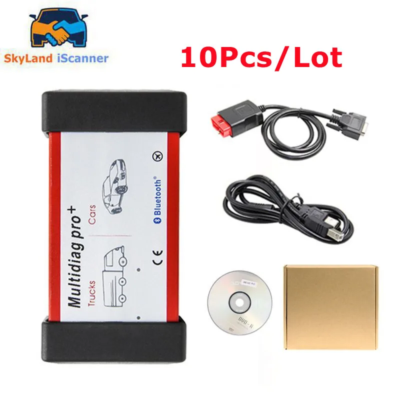 10Pcs Professional Multidiag Pro+ TCS V3.0 9241 2017.R3/ 2022.23/ 2021.11 USB&BT V3.0 NEC Relays For OBD2 Cars Trucks