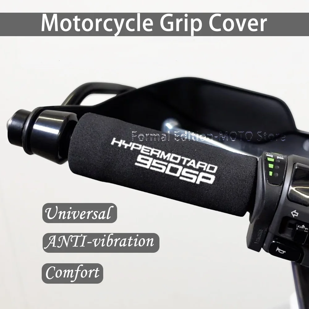 Sponge Grip for Ducati Hypermotard 950 Motorcycle Handlebar Grips Anti Vibration for Hypermotard 950 SP/ 950RVE 2023 Accessories