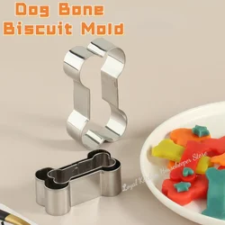 Cookie Cutter Mold Stainless Steel Pet Dog Bone Paw Shaped DIY Cake Sugarcraft Pastry Biscuit Mould Baking Tool