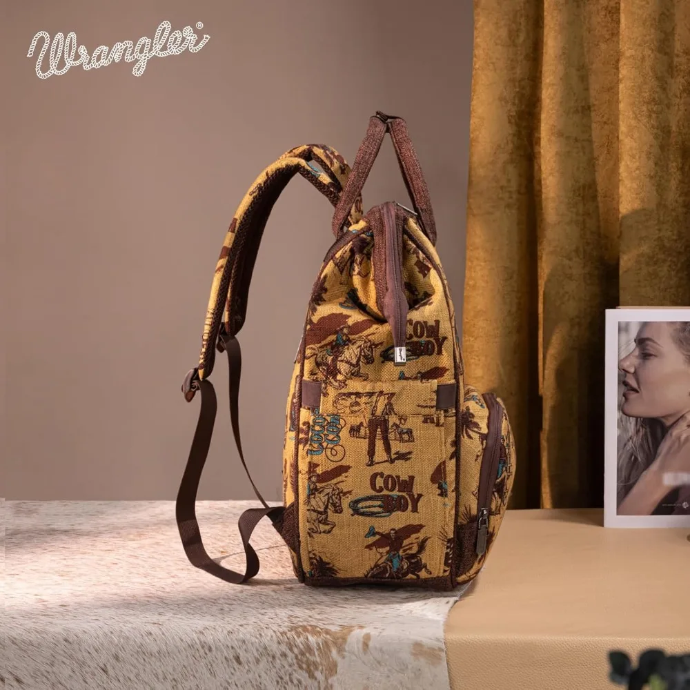 حقيبة نهارية غربية كاجوال للسيدات للكلية والسفر والعمل - حقيبة ظهر متعددة الاستخدامات على الطراز الغربي #6