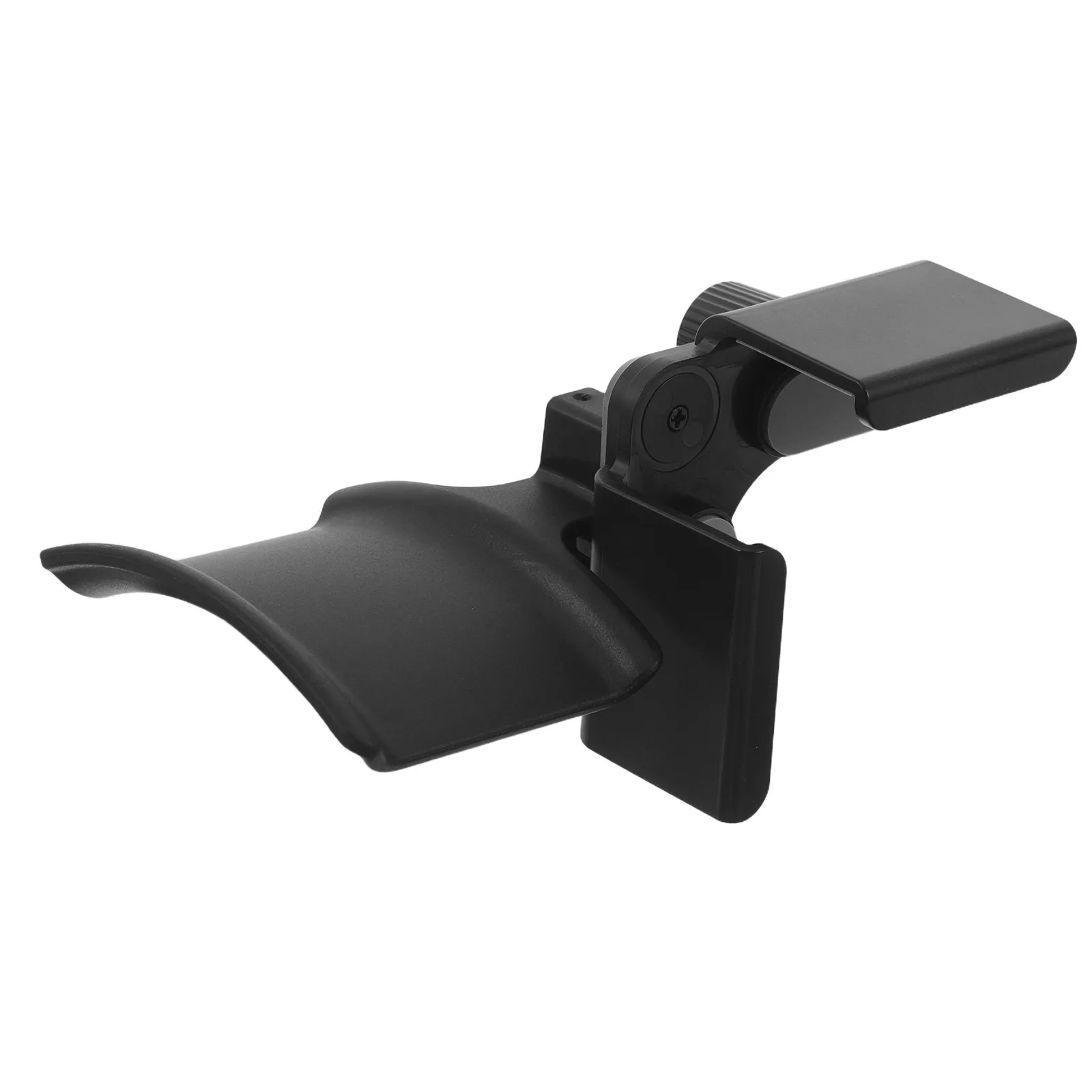 Monitor Headphone Holder Adjustable Clamp-on Silicone Padded Scratch Proof Headset Stand No Drill Mount Space Saving Organizer