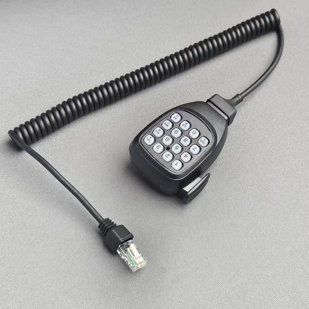 Mikrofon PTT z 8-pinowym złączem i funkcją DTMF do radiotelefonów Kenwood TM281 TM481 TM271 TM471A TK-863G TK-868 TK-868G 768G TK-760 TK-8100