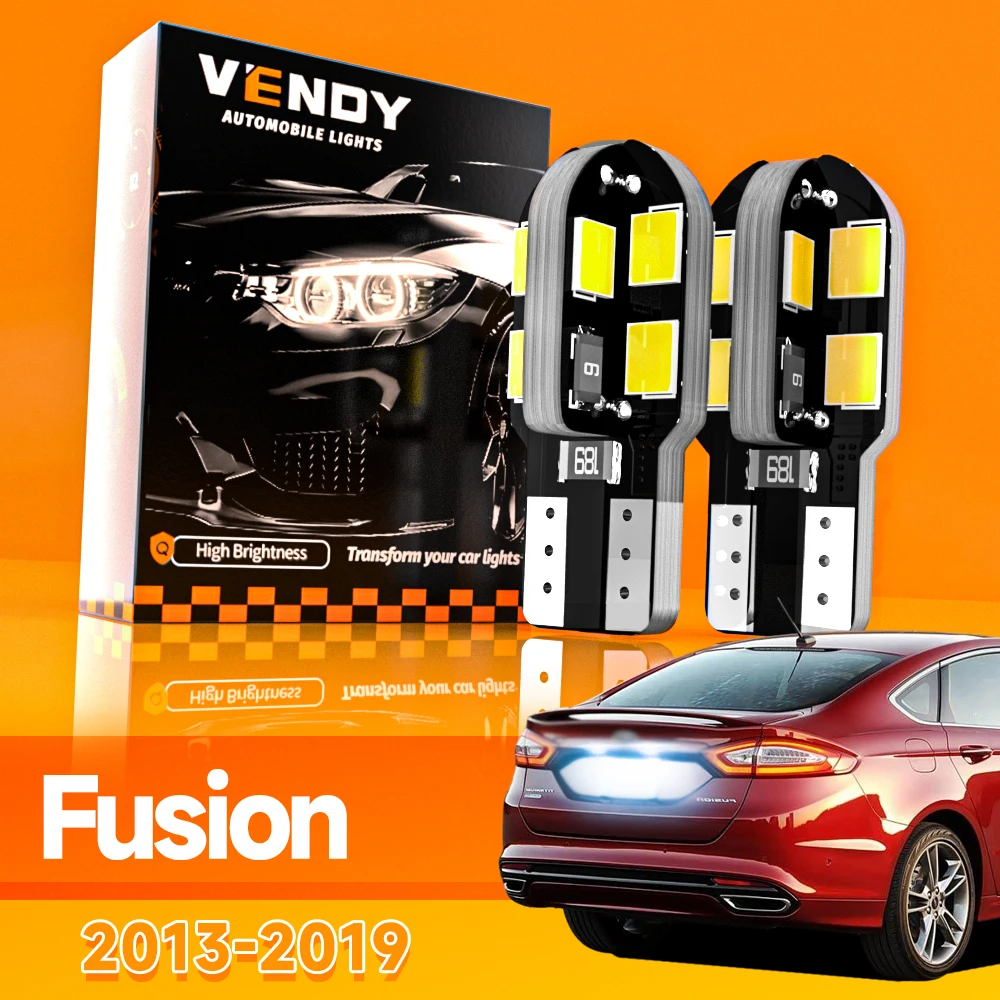 

2 шт. для Ford Fusion 2013-2019 светодиодный светильник номерного знака 2014 2015 2016 2017 2018 аксессуары Canbus