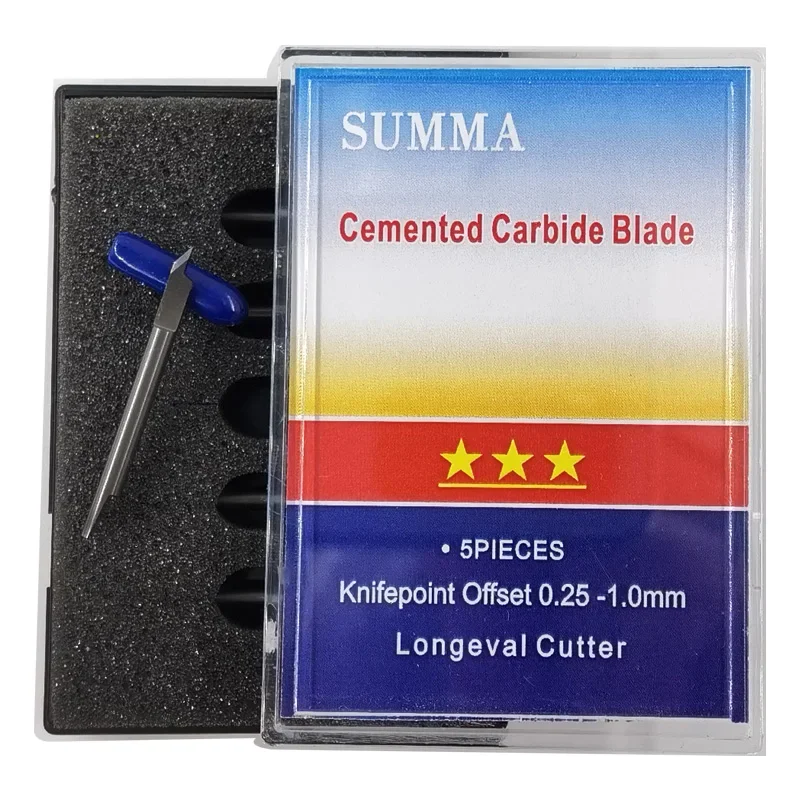 Imagem -02 - Conjunto de Lâminas de Tungstênio para Cortar Plotter Pcs Lâmina para Cortar Plotter Cortador de Vinil Modelo Summa d t 30 45 60 Graus