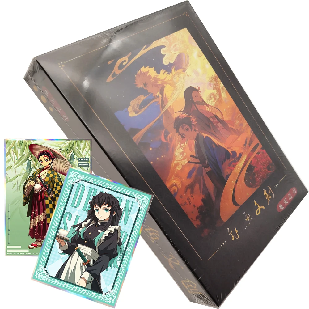 

Demon Slayer Acrylic Color Paper Collection Card Fantasy Adventure Anime Creative Unique Design Exquisite Card Boys Girls Gifts