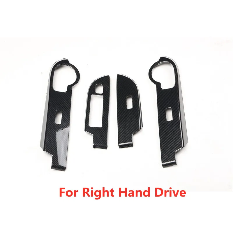 

4pcs for Right Hand Drive Toyota Rush 2018 2019 2020 Interior Styling Window Control Panel Sticker Cover Moulding Trim