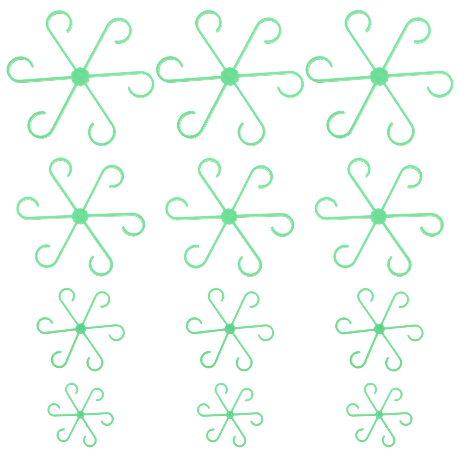 

12Pcs Plant Support Clips Adjustable Stem Holders for Orchids Climbing Plants Indoor Outdoor Garden Accessories