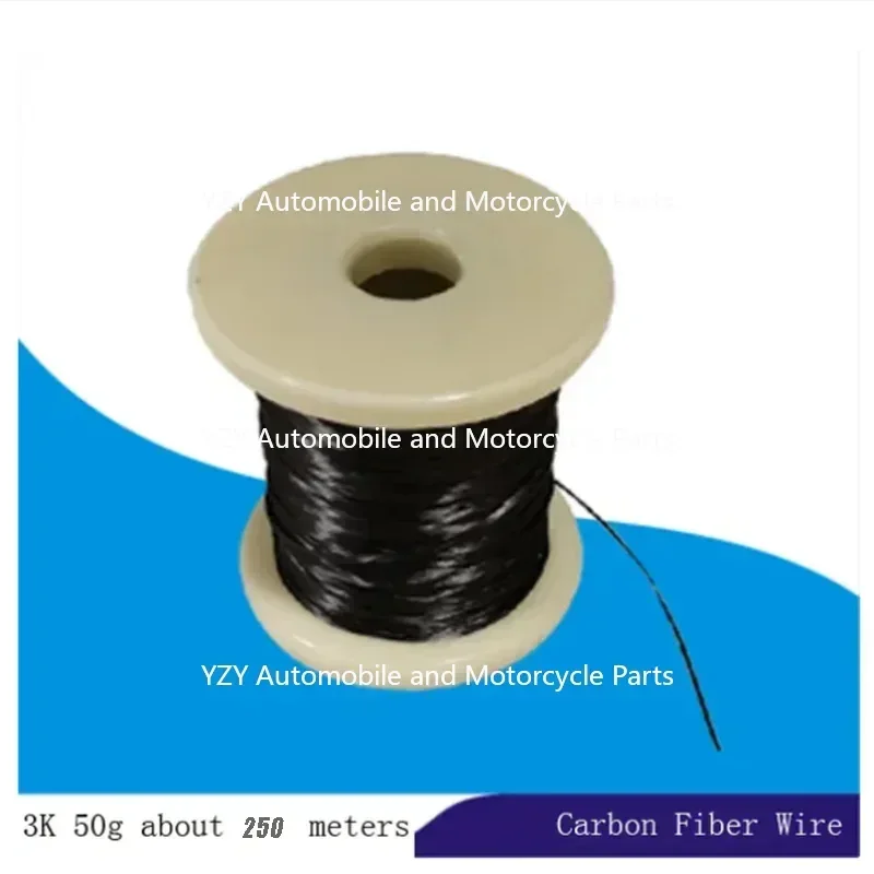 3K/6K/12K/24K Carbon Fiber Wire High Temperature Resistance Conductive And Tensile Resistance Conductive Heating Wire