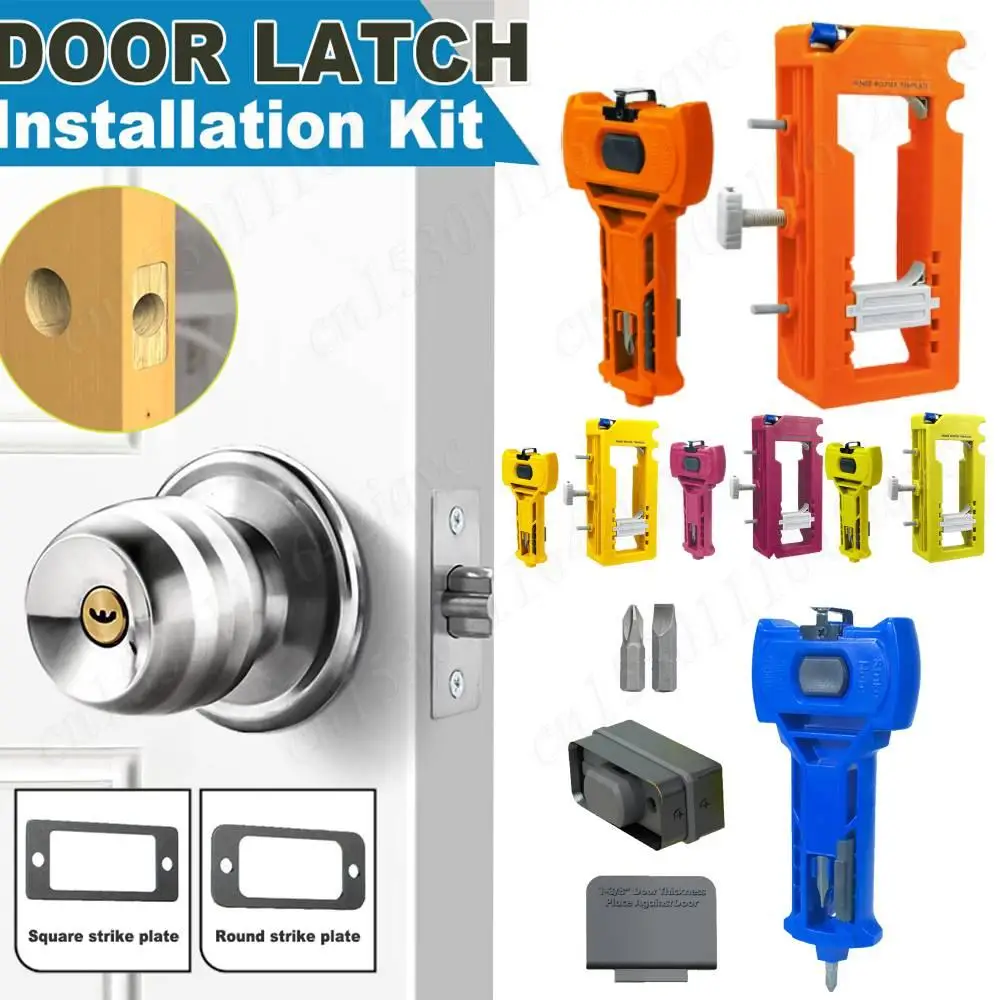 

Door Hinge Mortiser Hinge Installation Kit/Mortiser Template Router Template DIY Door Hinge And Latch Installation Kit