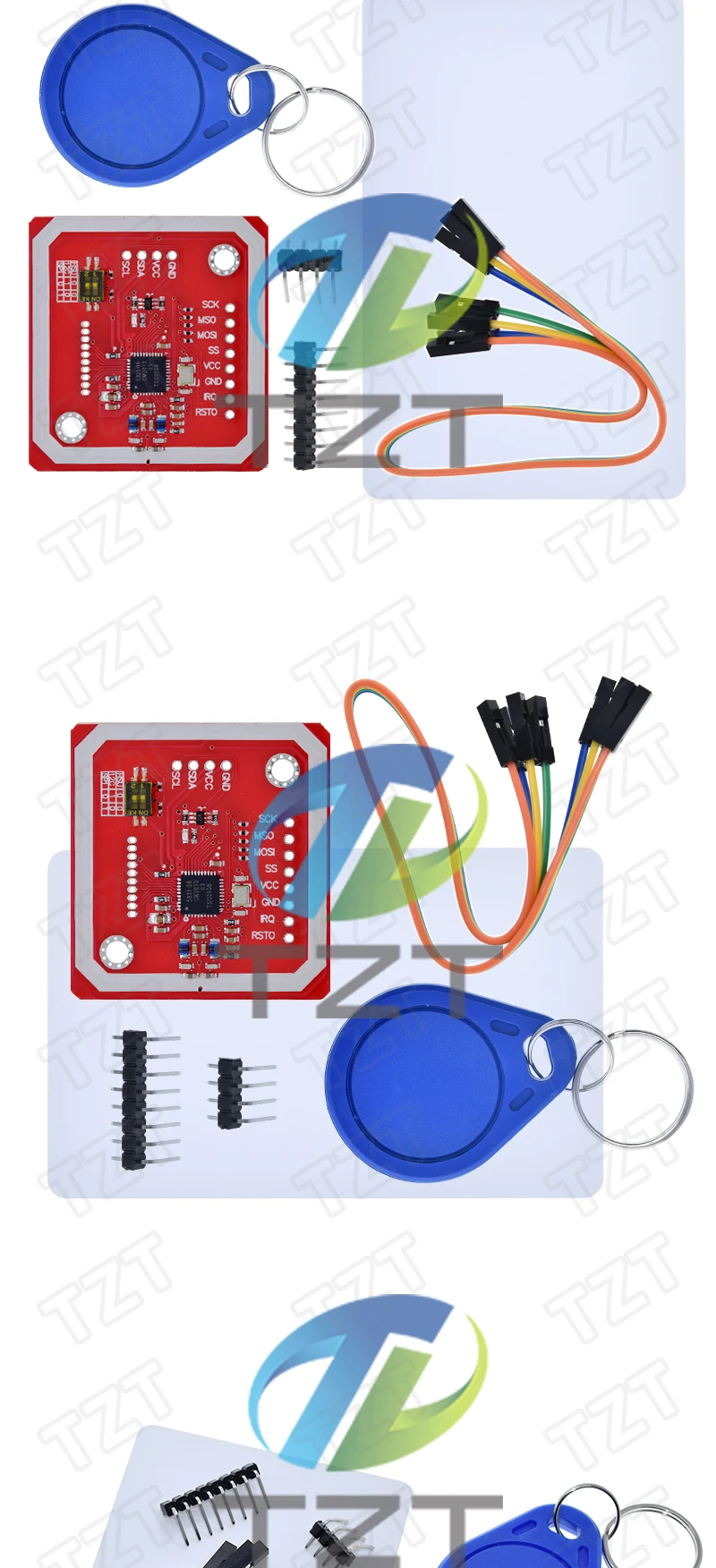 1/2PCS PN532 NFC RFID Drahtlose Modul V3 Benutzer Kits Reader Writer Modus IC S50 Karte PCB Attenne I2C IIC SPI HSU Für Arduino – Detail 3