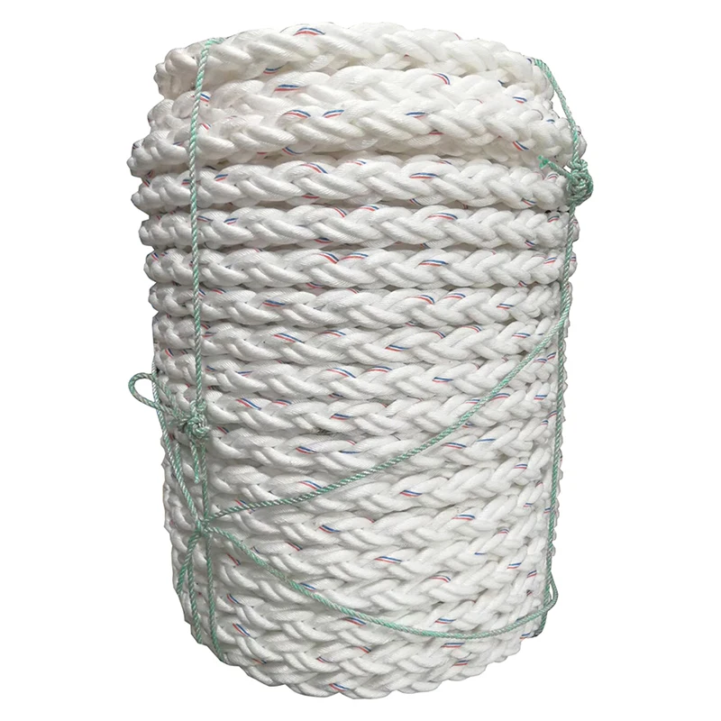 PP AND POLYESTER MIXED 8 12 STRANDS MOORING ROPE