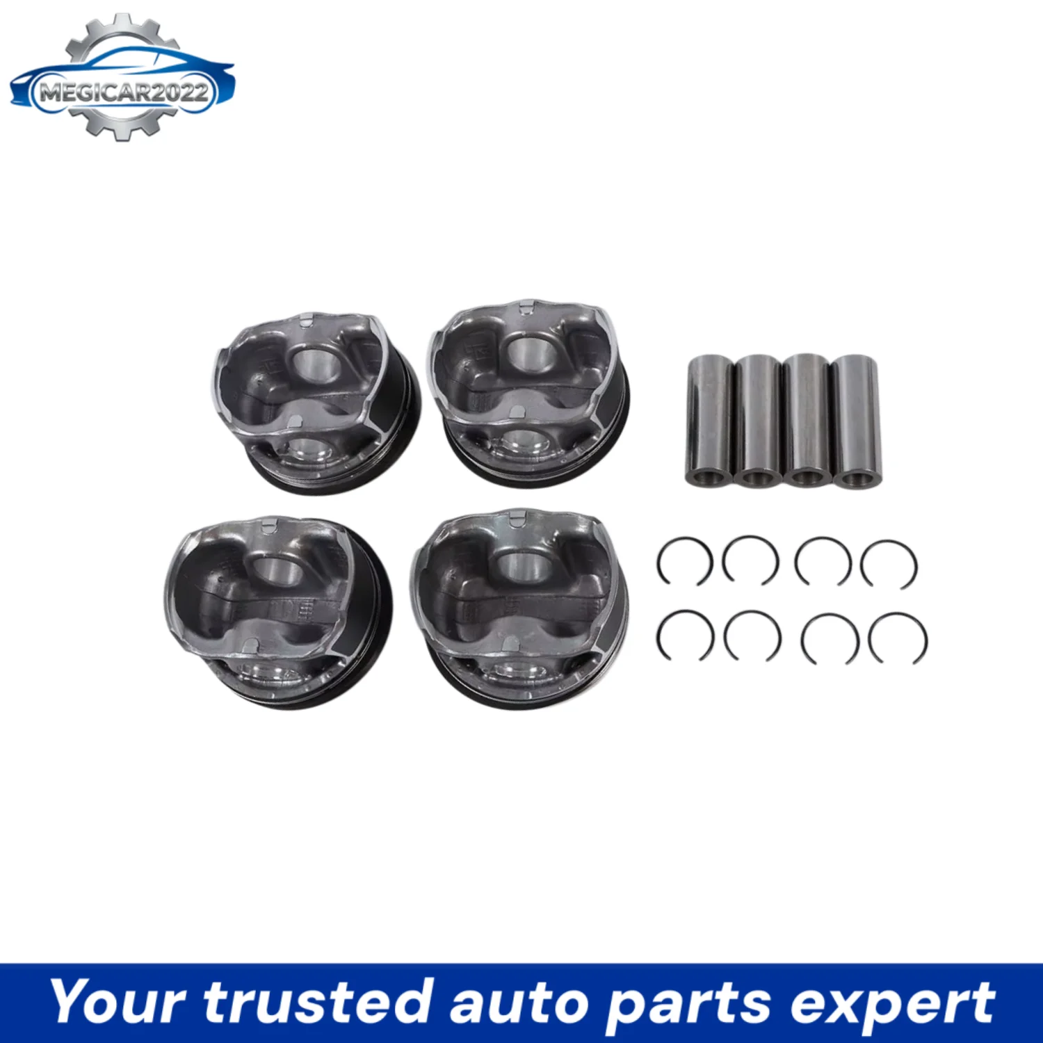 4pcs CAEB EA888 21mm Engine Piston Set 06H107065DM 06H107065DM 06H198151B  06H198151C For Audi A3 A4 A6 VW GTI Tiguan 2.0TFSI