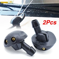 2Pcs Front Windscreen Washer Jet Nozzle Spray For Renault Megane MK1 1995 - 2002 For Dacia Logan Sandero Duster 2004 - 2011