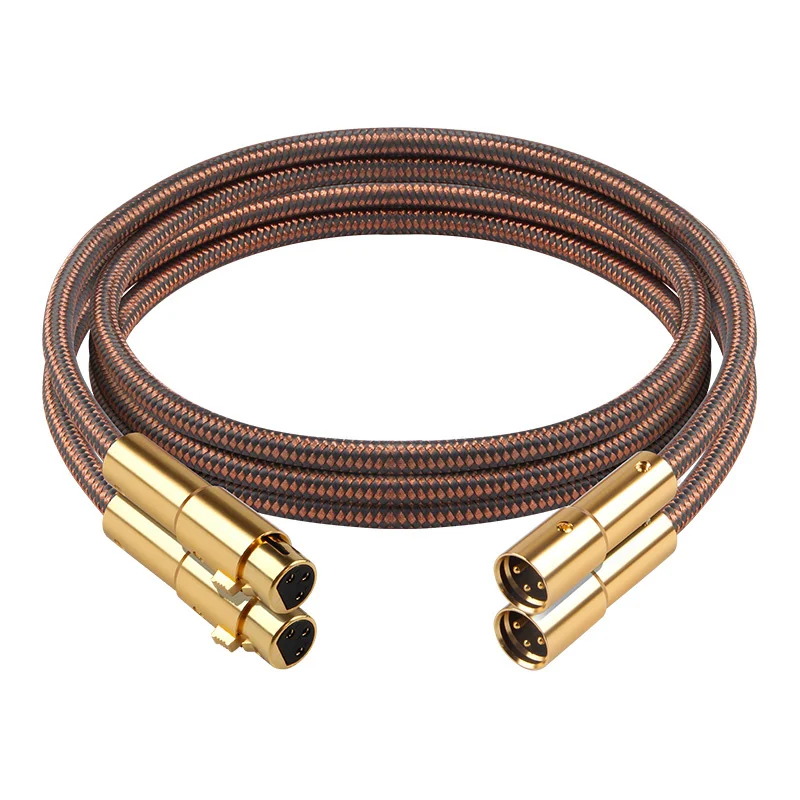 Accuphase 40th Anniversary Edition XLR Male Female Balance Cable Fever Pure Copper Silver Plated Cannon Amplifier Audio Cable