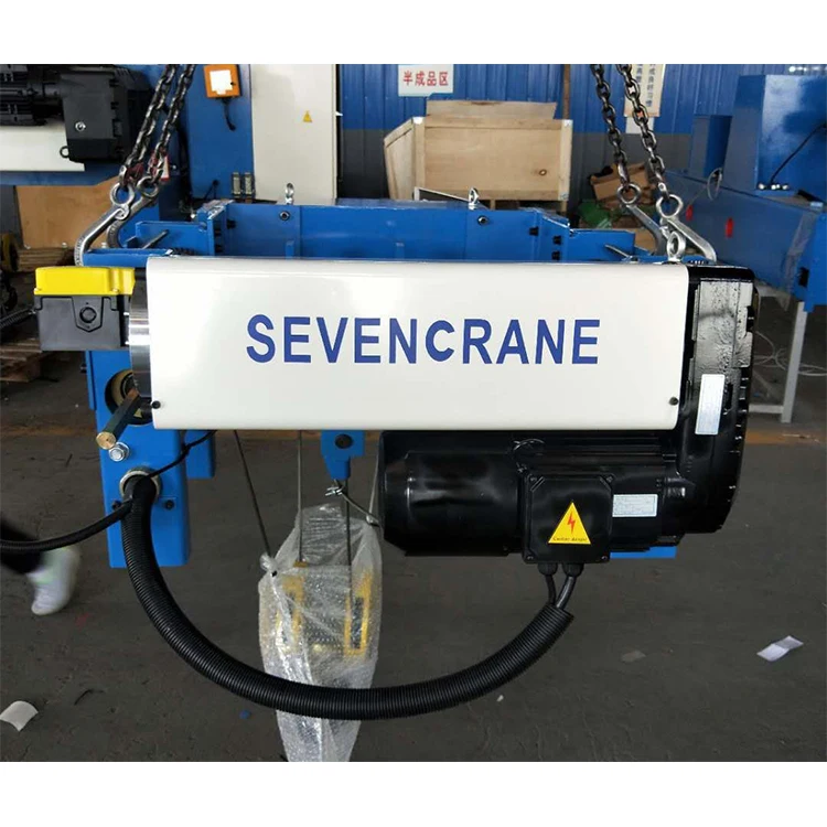 European Standard Low Headroom Electric Wire Rope Hoist for Materials Lifting