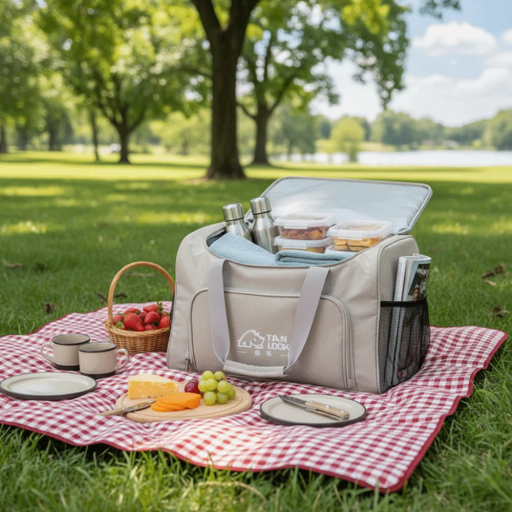 

Large Capacity Camping Cooler Bag Waterproof Liner Thermal Insulated Insulated Bag Portable Hand-Held Insulation Bag Thermal Bag