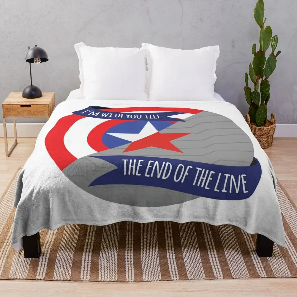 I'm With You Till the End Of The Line - Stevebucky Throw Blanket Beautifuls Personalized Gift Blankets