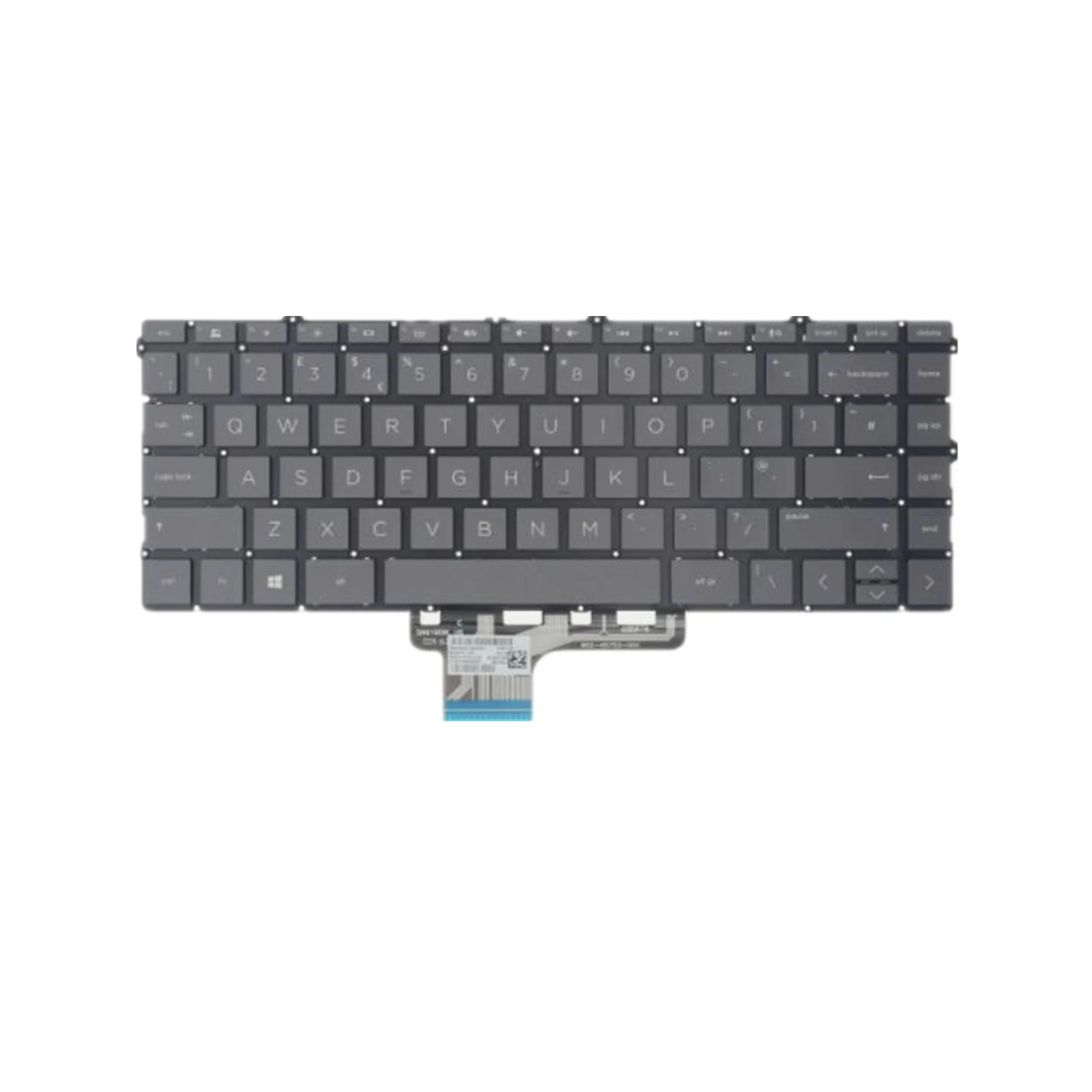 Laptop Keyboard For HP Stream 11-ab000 Black UK English Layout