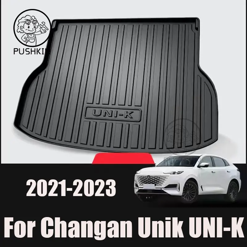 

For Changan UNI-K UNIK 2021-2023 Car Styling Rear Trunk Liner Cargo Boot TPO Trunk Mat Floor Tray Mud Kick Carpet Accessories