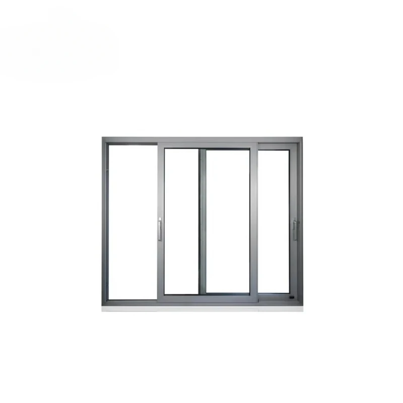 Maplemiles 80 Series Custom Design Soundproof Kitchen Black Sliding Window Double Layer Glass